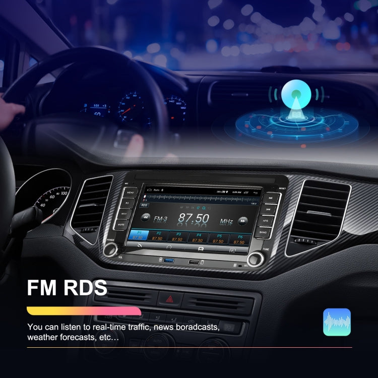For Volkswagen/Skoda 2+64G Player Large Screen Carplay Android Navigation Reversing Camera Integrated Machine(Standard)