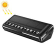 Car Temporary Parking License Plate Solar Rechargeable Luminous Parking Card(Black) - Parking Card by PMC TechLife | Online Shopping South Africa | PMC TechLife | Buy Now Pay Later Mobicred