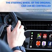 2 in 1 Car Carplay Box Wired to Wireless Bluetooth Adapter