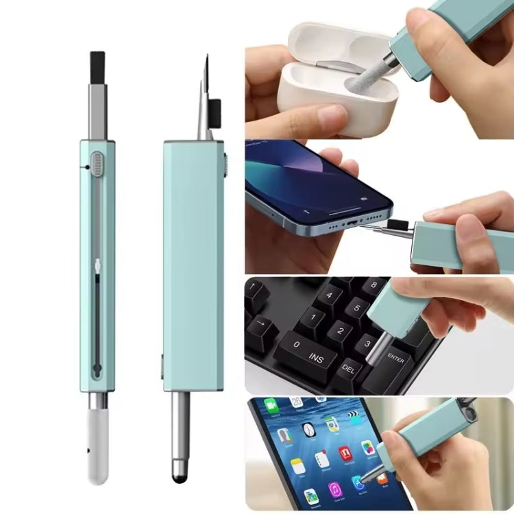Headphone Keyboard Cleaning Kit with Capacitive Touch Pen(Green)