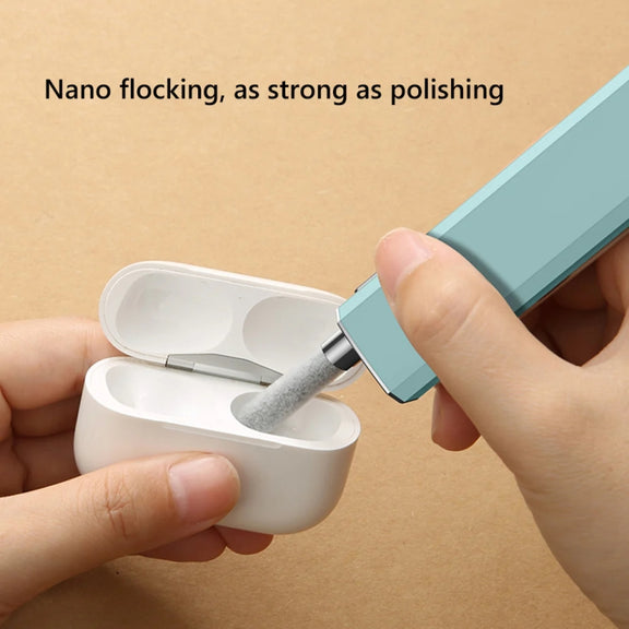 Headphone Keyboard Cleaning Kit with Capacitive Touch Pen(White)