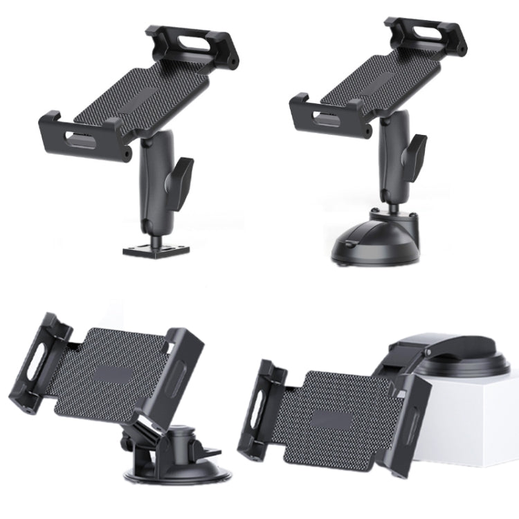 Multifunctional Car Dashboard Mobile Phone Folding Holder, Style: Base Screw Fixation