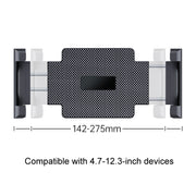 Multifunctional Car Dashboard Mobile Phone Folding Holder, Style: Folding Back Clip+Metal Oval Ball