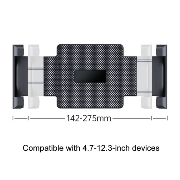 Multifunctional Car Dashboard Mobile Phone Folding Holder, Style: Folding Back Clip+Metal Oval Ball