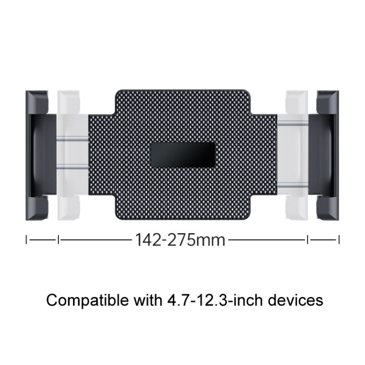 Multifunctional Car Dashboard Mobile Phone Folding Holder, Style: Folding Back Clip+Metal Oval Ball