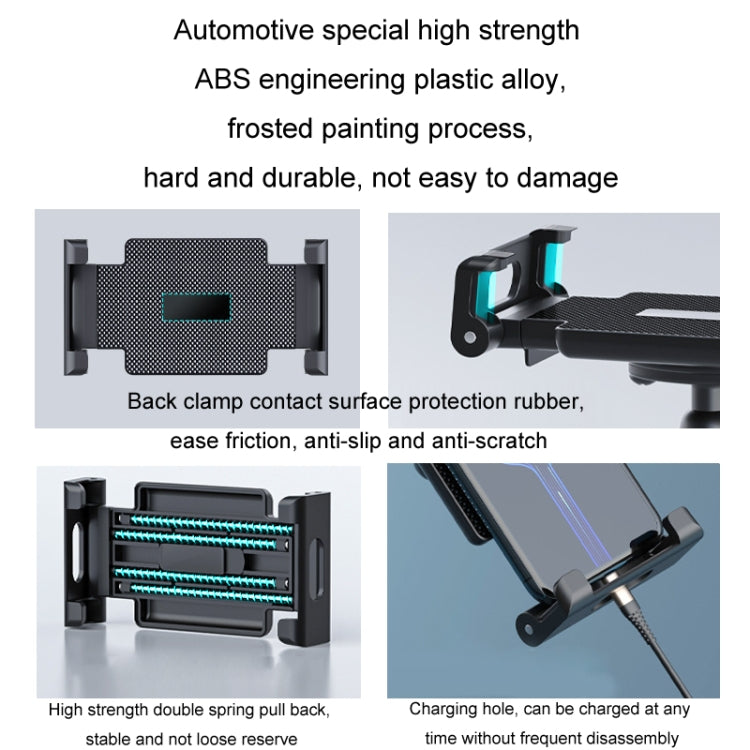 Multifunctional Car Dashboard Mobile Phone Folding Holder, Style: Suction Cup Base Type C