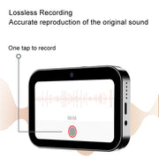 D6 CCD HD Digital Camera Movie Music Smart Camera Touch Screen Student Card Video Recorder, Excluding Memory(Black)