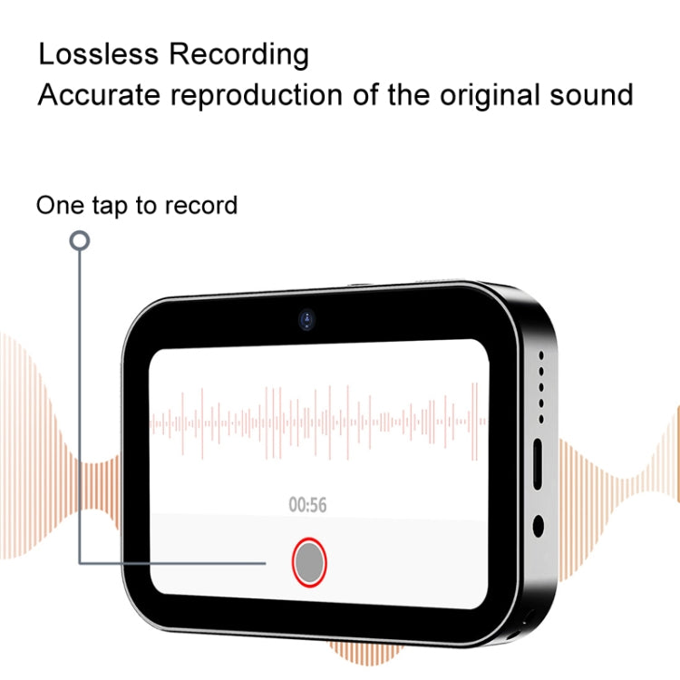 D6 CCD HD Digital Camera Movie Music Smart Camera Touch Screen Student Card Video Recorder, Excluding Memory(Black)