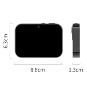 D6 CCD HD Digital Camera Movie Music Smart Camera Touch Screen Student Card Video Recorder, Excluding Memory(Black)