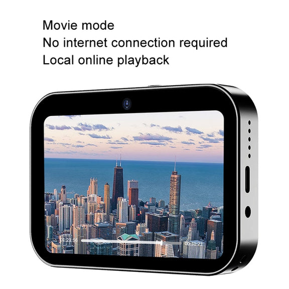 D6 CCD HD Digital Camera Movie Music Smart Camera Touch Screen Student Card Video Recorder, Excluding Memory(Black)