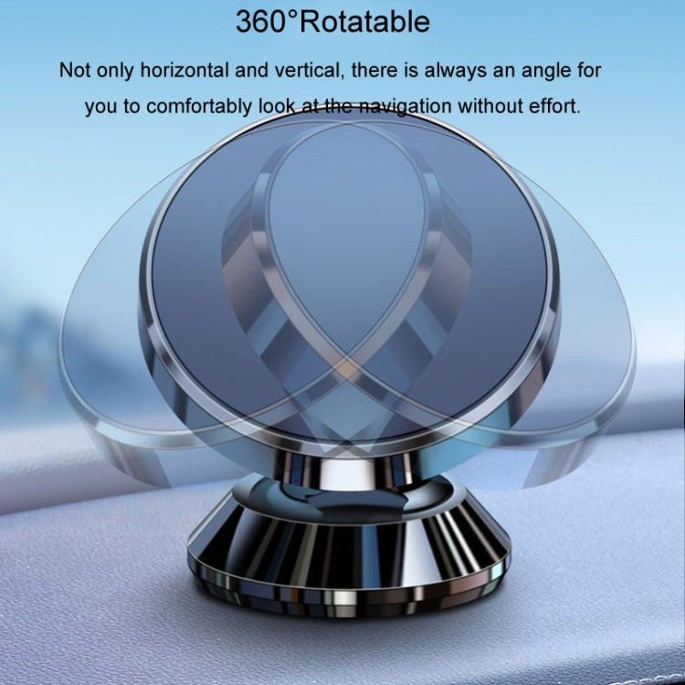 BaiLe Magnetic Car Phone Holder Universal Car Dashboard Fixed Navigation Bracket, Color: Sticker Silver