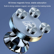 BaiLe Magnetic Car Phone Holder Universal Car Dashboard Fixed Navigation Bracket, Color: Sticker Silver