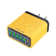 6-Ports Multifunctional Quick Charging USB Travel Charger Power Adapter, Model: Yellow US Plug - USB Charger by PMC TechLife | Online Shopping South Africa | PMC TechLife | Buy Now Pay Later Mobicred