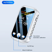 5 In 1  Air Quality Monitor TVOC HCHO CO2 Detector Temperature Humidity Tester(Black)