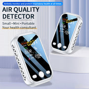 5 In 1  Air Quality Monitor TVOC HCHO CO2 Detector Temperature Humidity Tester(Black)