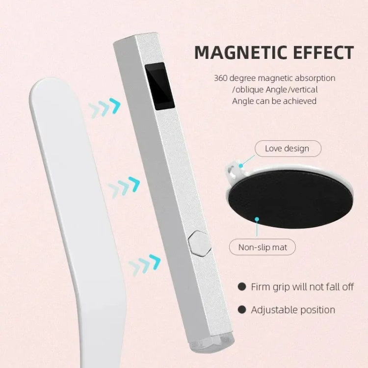 UV Nail Dryer Lamp With 2-speed Timing & Magnetic Bracket(Black)