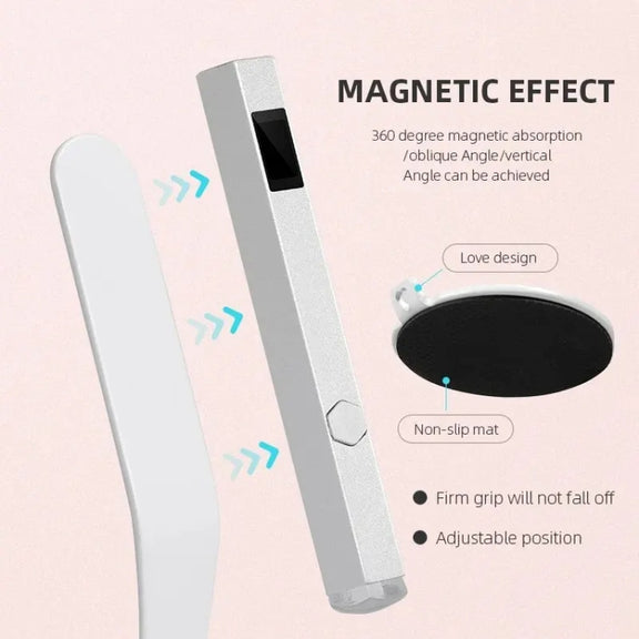 UV Nail Dryer Lamp With 2-speed Timing & Magnetic Bracket(Black)