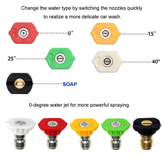 For Karcher K2-K7 Series High Pressure Washer Foam Lance Adapter, Specification: 1/4 Female Connector