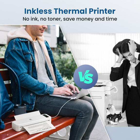 Phomemo M835  Wireless Bluetooth Thermal Printer Support Multi-Size Thermal Paper