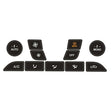 For 1999-2005 Ford Focus Air Conditioning Button Switch Repair Sticker(Black) - Decorative Sticker by PMC TechLife | Online Shopping South Africa | PMC TechLife | Buy Now Pay Later Mobicred