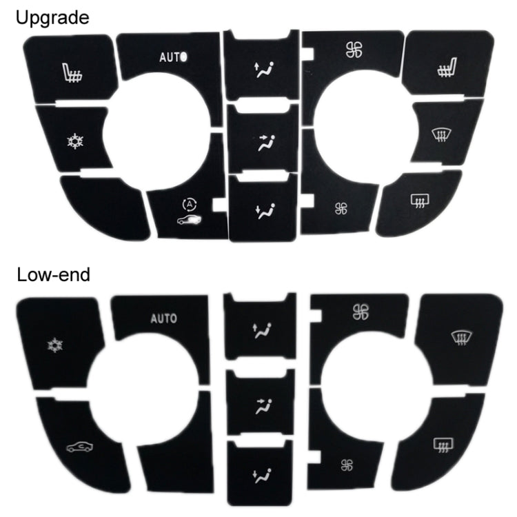 For Buick Excelle GT/XT Air Conditioning Central Control Button Repair Sticker(Low-end)