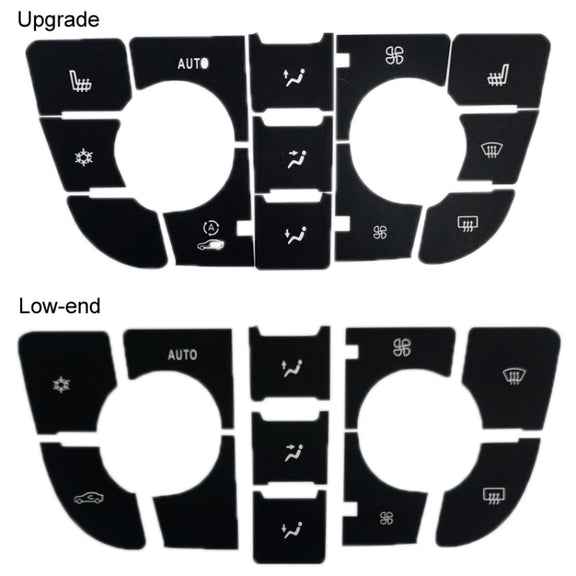 For Buick Excelle GT/XT Air Conditioning Central Control Button Repair Sticker(Upgrade)
