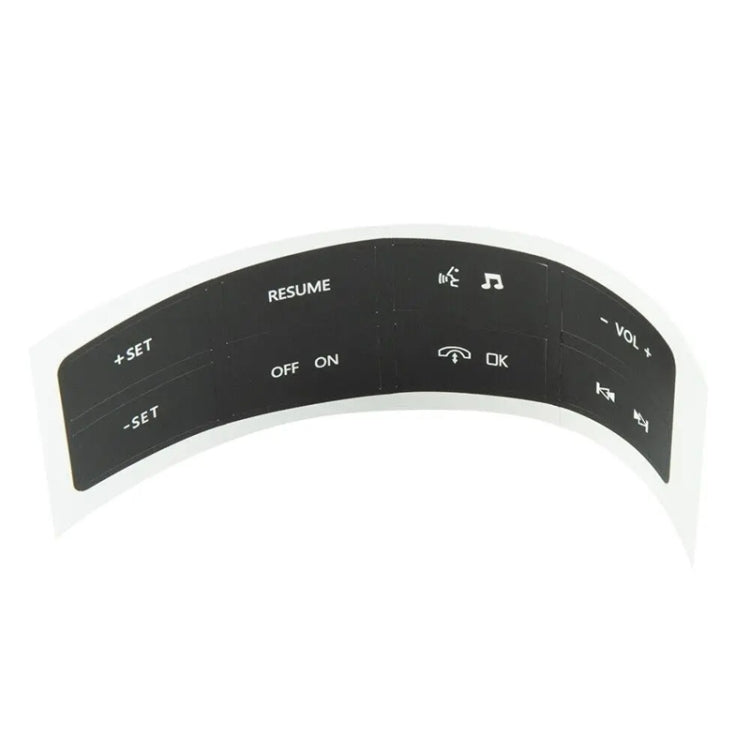 For Ford Mustang 2011-2012 Steering Wheel Control Button Repair Sticker