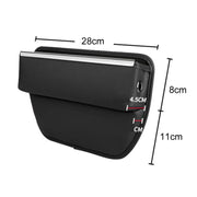 Automotive Seat Clamp Seam Organizer Car Decoration Storage Bag(Red)