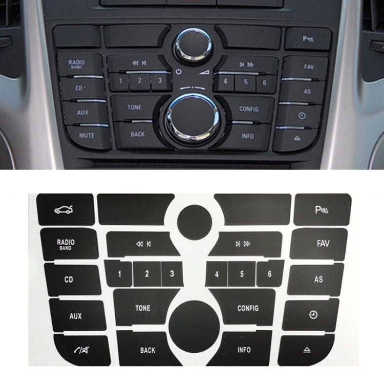 For Buick Excelle GT/XT Multimedia Button Repair Sticker