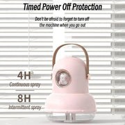 ICARER FAMILY IF-JS01 USB Charging Desktop Night Light Dual-spray Humidifier, Color: Green (Digital)