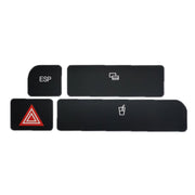 For Audi A4 Emergency/Double Flash Button Cup Holder Button Repair Sticker, Left-Hand Drive Only(With Card Box)