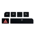 For Audi A4 Emergency/Double Flash Button Cup Holder Button Repair Sticker, Left-Hand Drive Only(Without Card Box) - Decorative Sticker by PMC TechLife | Online Shopping South Africa | PMC TechLife | Buy Now Pay Later Mobicred
