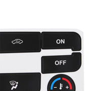 2pcs For Ford S-Max/MONDEO Car Air Conditioning Button Repair Sticker(Black)