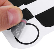 2pcs For Ford S-Max/MONDEO Car Air Conditioning Button Repair Sticker(Black)