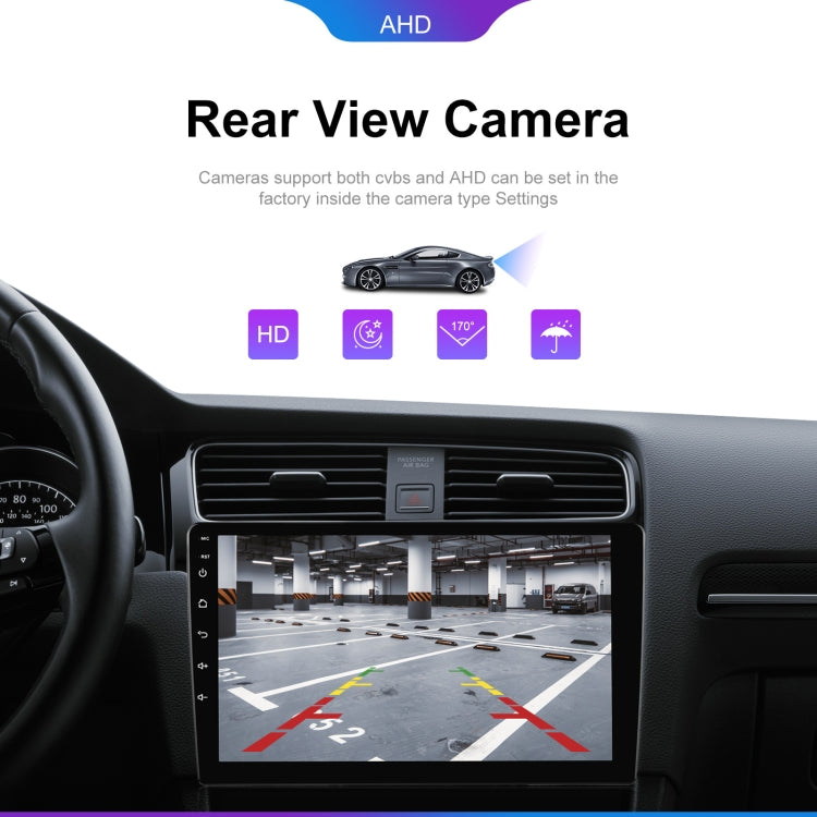 9 inch 6+128G Android Universal HD Large Screen Car Bluetooth Player Android GPS Navigation Integrated Machine(Standard)