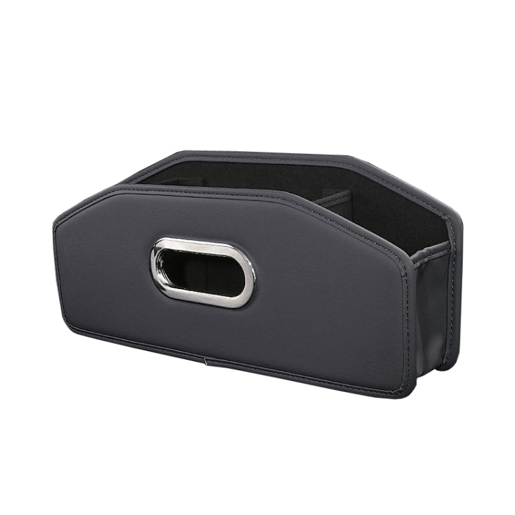 Auto Seatback Organizer Tissue Bag Car Rear Drainage Cup Holder(Black)