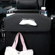 Auto Seatback Organizer Tissue Bag Car Rear Drainage Cup Holder(Gray)