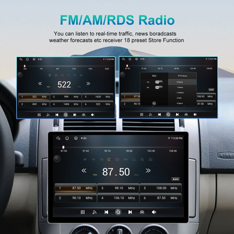 13.1 inch 4+64G Android Large Screen Navigator With Universal Map APK / Carplay / Reverse Car Image(Standard)