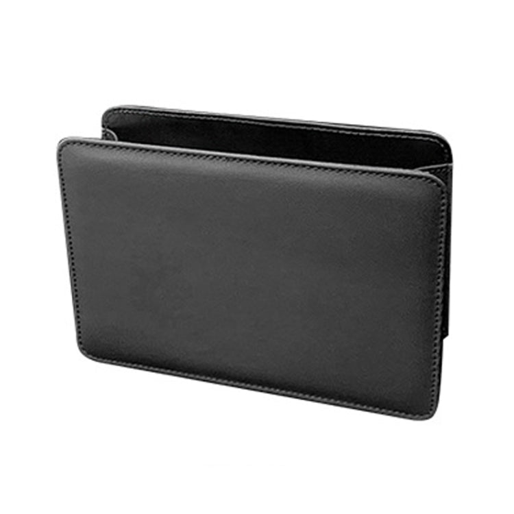 Car Folding Trash Can Multifunctional Seatback Hanging Storage Box(Black)