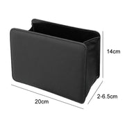 Car Folding Trash Can Multifunctional Seatback Hanging Storage Box(Wine Red)