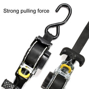 Auto Retract Tensioner Automobile And Motorcycle Cargo Fixing Straps(White)