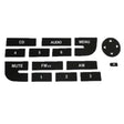 2pcs For Fiat Grand Punto Multimedia Radio Button Repair Sticker - Decorative Sticker by PMC TechLife | Online Shopping South Africa | PMC TechLife | Buy Now Pay Later Mobicred