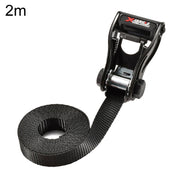 Motorcycle Ratchet Tensioner Cargo Bundling And Luggage Fixing Straps, Length: 2m