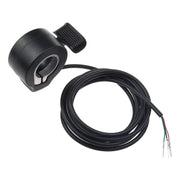 Universal Electrical Scooter Throttle Thumb Accelerator Hall Sensor Acceleration Thumb Dial(Black)