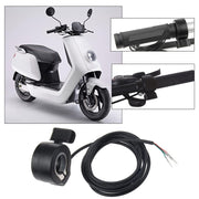 Universal Electrical Scooter Throttle Thumb Accelerator Hall Sensor Acceleration Thumb Dial(Black)
