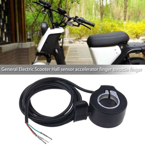 Universal Electrical Scooter Throttle Thumb Accelerator Hall Sensor Acceleration Thumb Dial(Black)