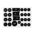 For Mercedes Benz C/E/GLK/W 2007-2014 Radio Button Repair Sticker(Style One) - Decorative Sticker by PMC TechLife | Online Shopping South Africa | PMC TechLife | Buy Now Pay Later Mobicred