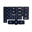 For Mercedes Benz C/E/GLK/W 2007-2014 Radio Button Repair Sticker(Style Two) - Decorative Sticker by PMC TechLife | Online Shopping South Africa | PMC TechLife | Buy Now Pay Later Mobicred