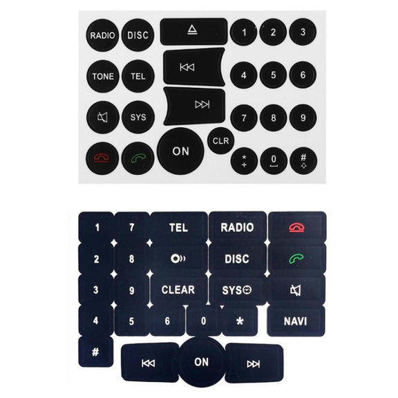 For Mercedes Benz C/E/GLK/W 2007-2014 Radio Button Repair Sticker(Style One)