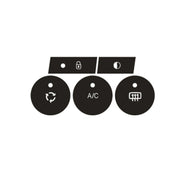 For Citroen C4L 2014-2018 Air Conditioning Door Lock Button Repair Sticker(Manual AC)